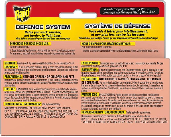 Raid Ant Killer Baits, For Household Use, Child Resistant, 4 Count - Image 2