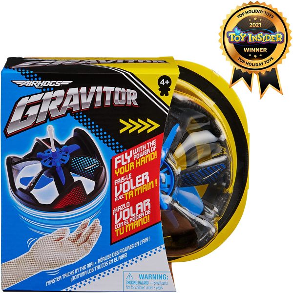 Air Hogs Gravitor with Trick Stick, USB Rechargeable Flying Toys, Drones for Kids 4 and up - Image 9