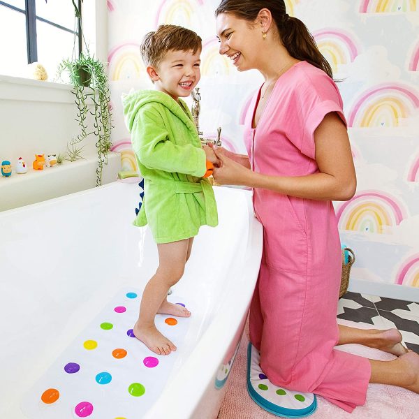 Munchkin Dandy Dots Bath Mat Multi 30.5x14.25 Inch (Pack of 1) - Image 4