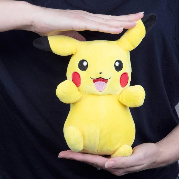 Pokemon Pikachu 8" Plush - Officially Licensed and Stuffed Animal Material - Image 2