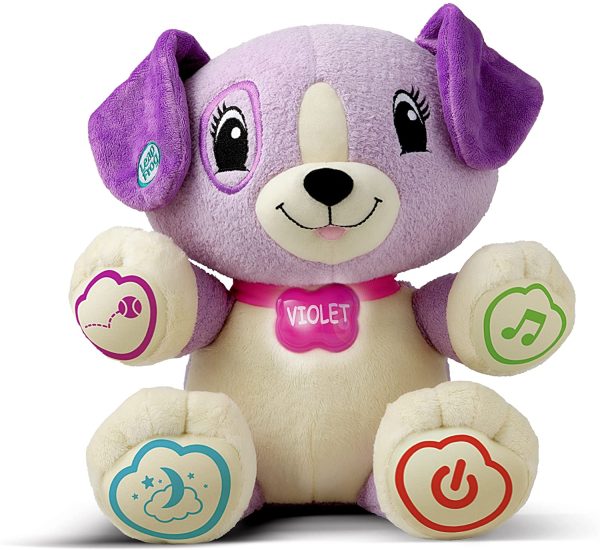 LeapFrog My Pal Violet, Infant Plush Toy with Personalization, Music and lullabies, Learning Content for Baby to Toddler, Frustration Free Packaging, English Version