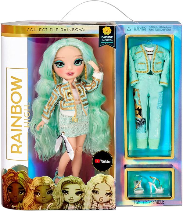 RAINBOW HIGH Daphne Minto ?M?Mint (Light Green) Fashion Doll with 2 Outfits to Mix & Match and Doll Accessories