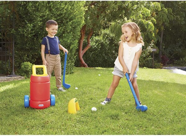 Little Tikes TotSports Easy Hit Golf Set + 3 balls + 2 clubs - Image 3