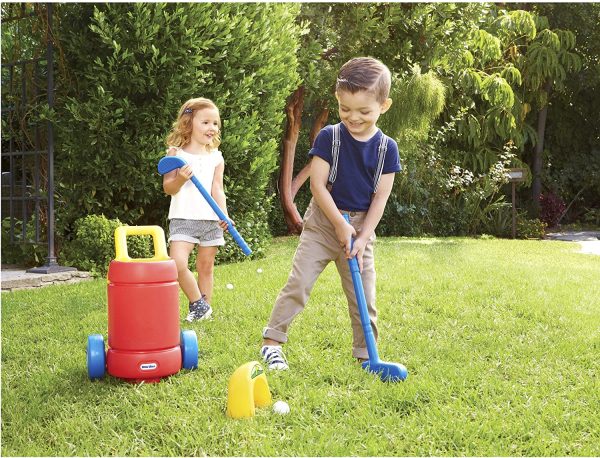 Little Tikes TotSports Easy Hit Golf Set + 3 balls + 2 clubs - Image 4